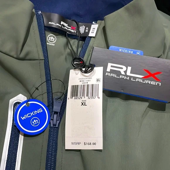 NWT Polo Ralph Lauren
Active RLX Golf Performance Stretch Interlock Track Jacket - Picture 4 of 6